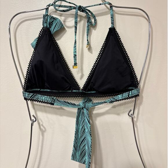 Y2K Betsey Johnson True Vintage Swim Zebra Bikini 2 Piece Set Embellished  S/M - Picture 4 of 5